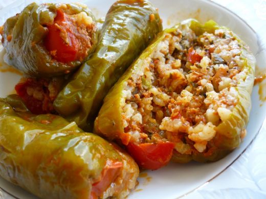 Biber Dolmas Bulgurlu